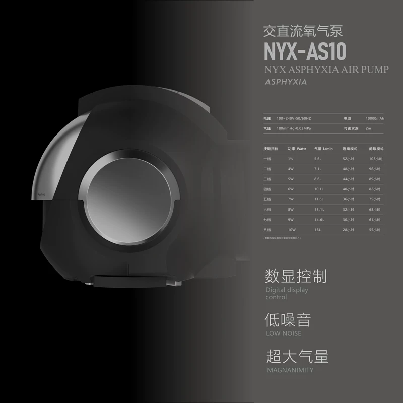 尼克斯NXY 大气量超静音氧气泵增氧泵家用充电鱼缸交直流养鱼专用 detail 24