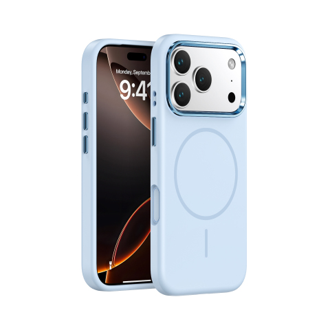 Metal Ring Aqua MagSafe Max Camera Lens Protection 17, 17 Air, 17 Pro, 17 Pro Max iPhone Case