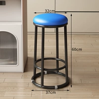 【Маслоевая кожа синяя + черные окрашенные ноги】 60 см. Губка/усиление трех кольцов с тремя кольцами