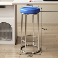 【Водяная волна синего + серебряные ножки】 78 см. Сканальная губка/армирование с тремя кольцами.