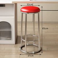 [Масляная восковая кожа красная + серебряная ножка]].