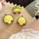 Cute Monster Illustration with Keychain AirPods 4, AirPods 3 & AirPods Pro 3 and 2