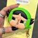 Cute Monster Illustration with Keychain AirPods 4, AirPods 3 & AirPods Pro 3 and 2