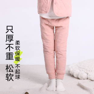 淘金币25.8！中大童校服神器三层夹棉保暖裤