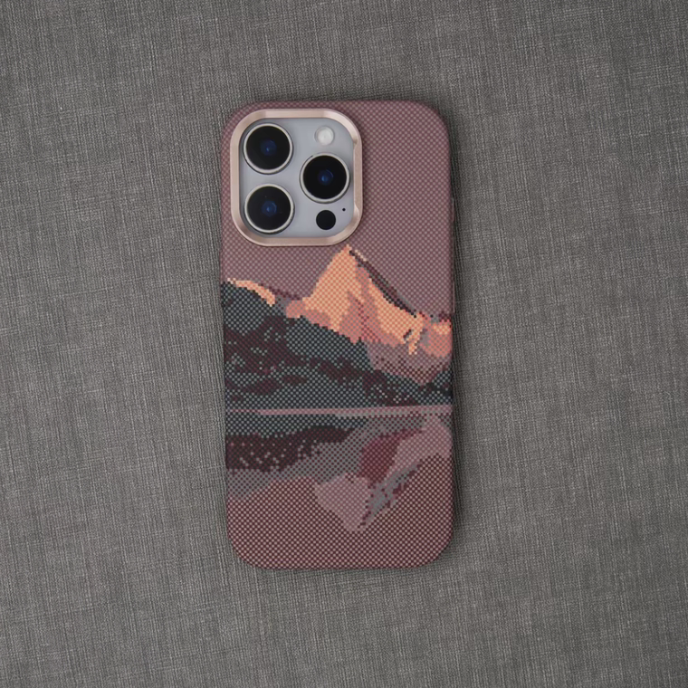 Pixel Mountain Art iPhone Carbon Fiber iPhone Case for iPhone 12 - 17 - view 29