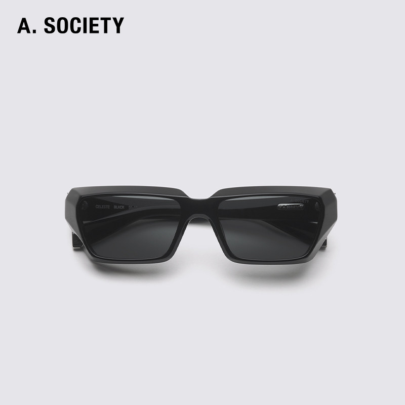 刘宇宁同款A.SOCIETY时尚舒适防晒方框休闲男女太阳镜墨镜CELESTE