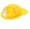 柠檬黄 儿童B款黄色消防帽子