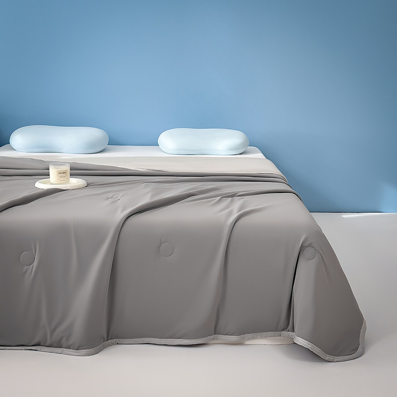 港猫国际2026夏季凉被空调被芯可机洗凉感冰丝单人床双人床艾草A2