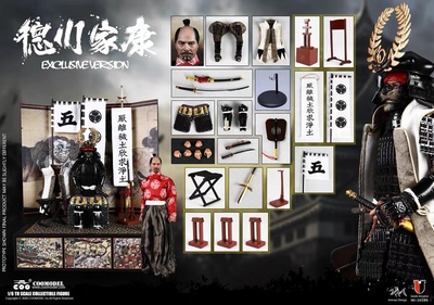 taobao agent Coomodel SE087 alloy die casting 1/6 General Tokugawa Ieyasu