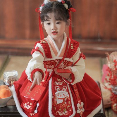 taobao agent Demi-season children's cute Hanfu, small princess costume, Lolita style, long sleeve