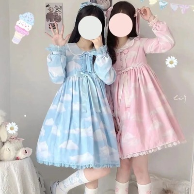 taobao agent Dress, Lolita style, long sleeve, Lolita OP