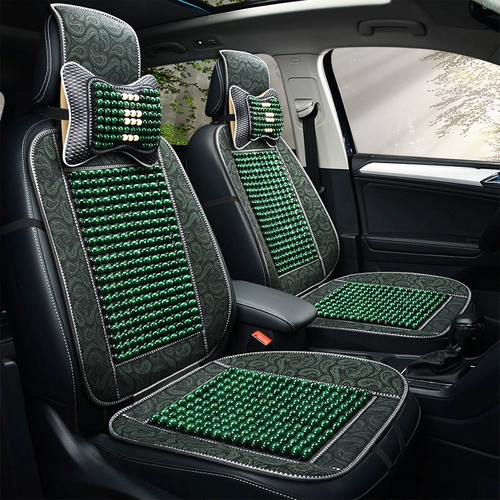 Volkswagen Bora Lavida Tiguan Sagitar Дышащая подушка для автомобильного сиденья Tanyue Tuyue, летняя охлаждающая подушка, деревянная бусина, вентилируемая подушка для сиденья