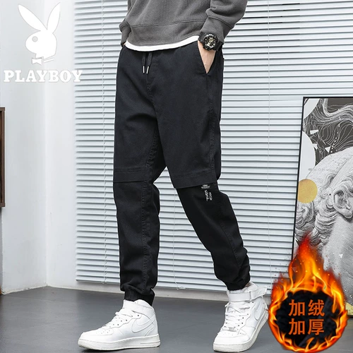 Playboy, утепленные зимние штаны, свободный прямой крой