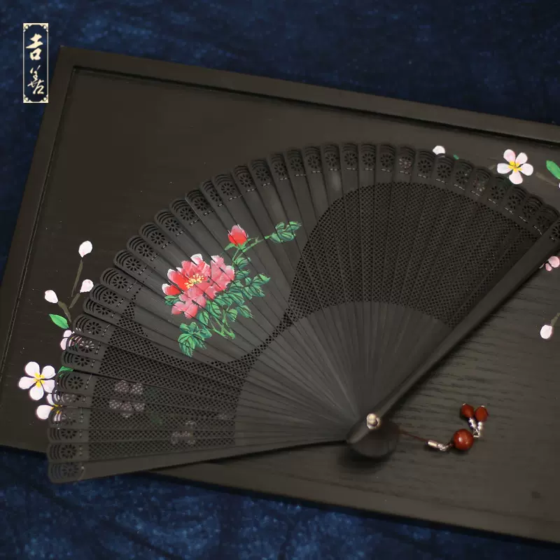 扇子折扇中国风古风小扇夏季随身折叠和风工艺古代汉服女扇