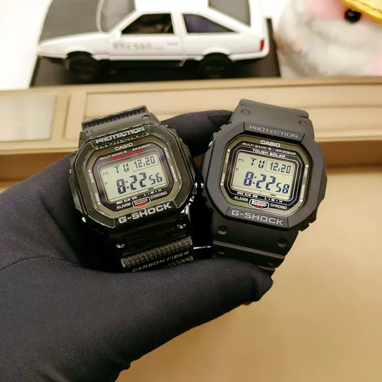 卡西欧G-SHOCK太阳能电波方块男表GW-5000U-1JF DW-5600原点日产-Taobao