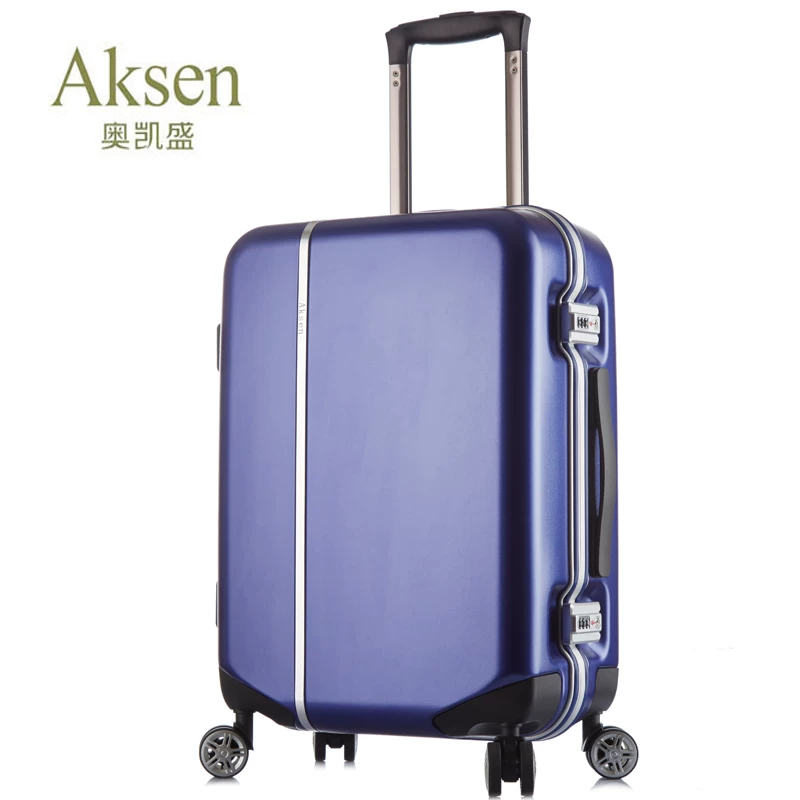 Universal suitcase for men and women, box, 24 inch