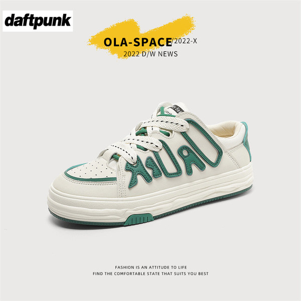 Летние кроссовки, спортивная обувь на платформе, повседневная обувь подходит для мужчин и женщин, универсальная белая обувь для влюбленных