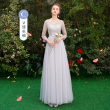 Удерживающее тепло платье подружки невесты, длинная весенняя юбка, увеличенная толщина, 2020, длинный рукав, длина макси