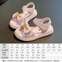 Летние сандалии, пляжная детская модная пляжная обувь для принцессы, коллекция 2022, мягкая подошва, в корейском стиле