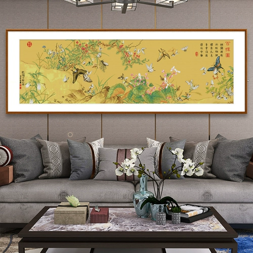 Bai Butterfly Picture Cross Emelcery 2023 Новая линейная вышивка гостиная значительная вышива