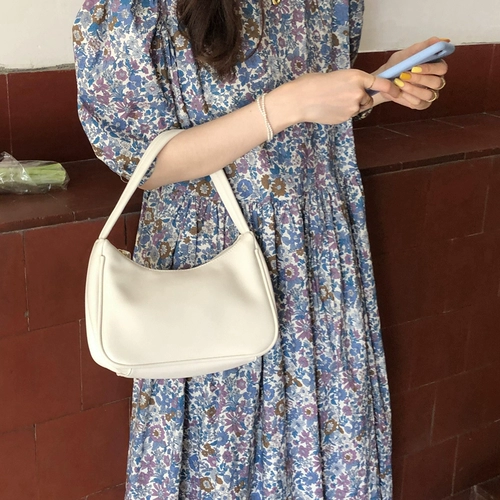 Абрикосовая сумка подмышку, полиуретановая сумка на одно плечо с молнией, сумка через плечо, 2020