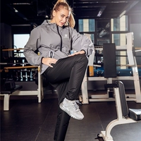 Серый женский кардиганский набор