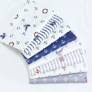 Navy cotton cloth, sheet, duvet cover for kindergarten, children's set, 3 piece set, handmade