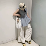 Комплект для беременных, майка топ, штаны, оверсайз, V-образный вырез