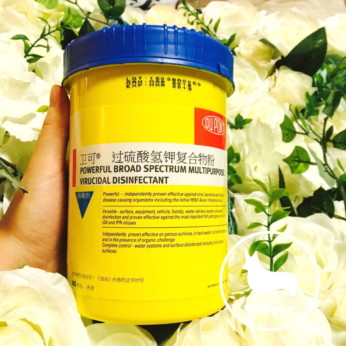 英国原装进口杜邦卫可消毒粉宠物环境消毒除细小犬瘟 现货包邮