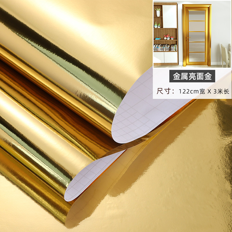 Buy Metallic brightfaced gold selfadhesive gold foil door frame plate