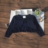 Детский кардиган, наряд маленькой принцессы, плащ, трикотажная куртка, накидка для девочек