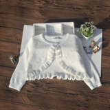 Детский кардиган, наряд маленькой принцессы, плащ, трикотажная куртка, накидка для девочек