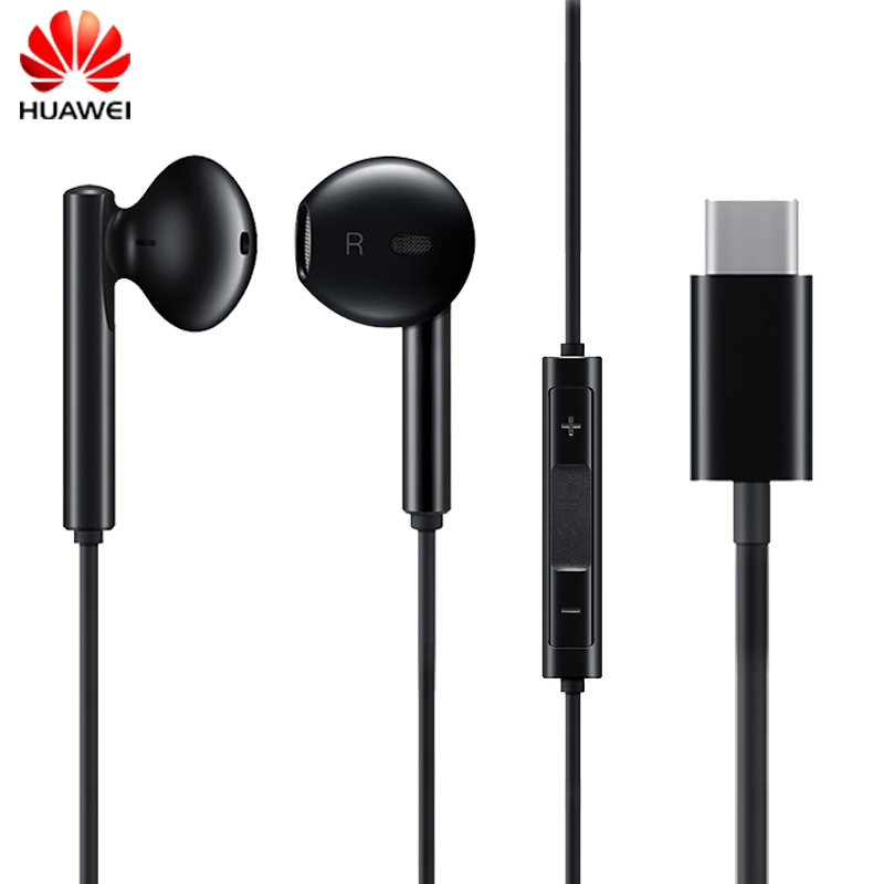 huawei type-c headset original genuine semi in ear p20 30pro mate 30 20 10pro nova5pro wired noise reduction cm33 glory 20pro millet mobile phone universal female