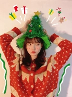 Зеленая рождественская шляпа