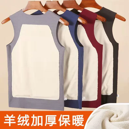 Флисовая демисезонная майка, двусторонний бархатный жилет, увеличенная толщина