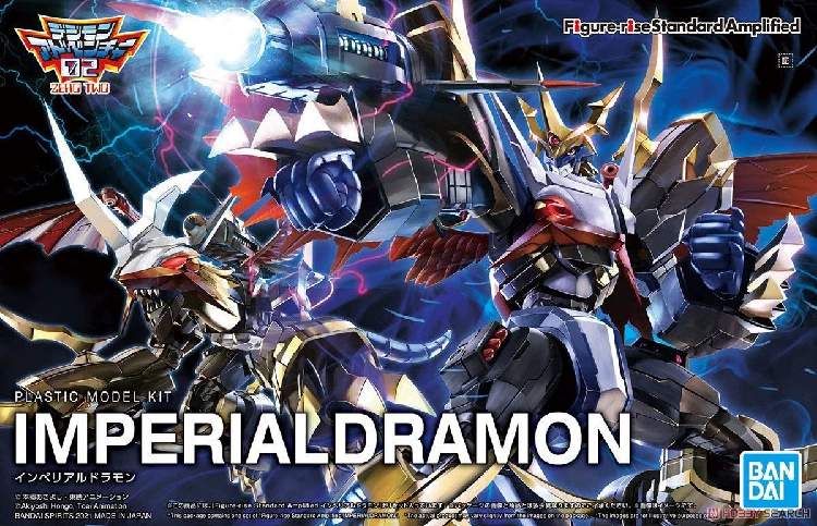 Bandai собранная Фигура Rise FRS Digimon Baby Tyrannosaurus Emperor Dragon Beast Emperor Dragon Armor