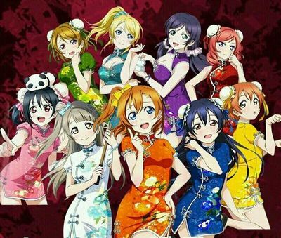 taobao agent LoveLive cheongsam COS Unobtrusive Bird Hai Wei Nicole Painted Huayang All -member COSPLAY Anime Accessories