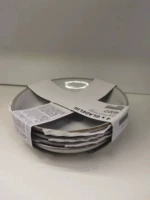 4 куска глубокого диска серого 21 см