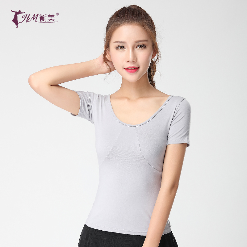 latin dance training dress female adult body dance dress long sleeve dance top modal modern dance costume