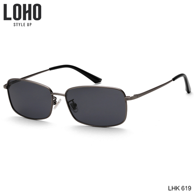 眼镜LOHO开车防紫外线简约男方框