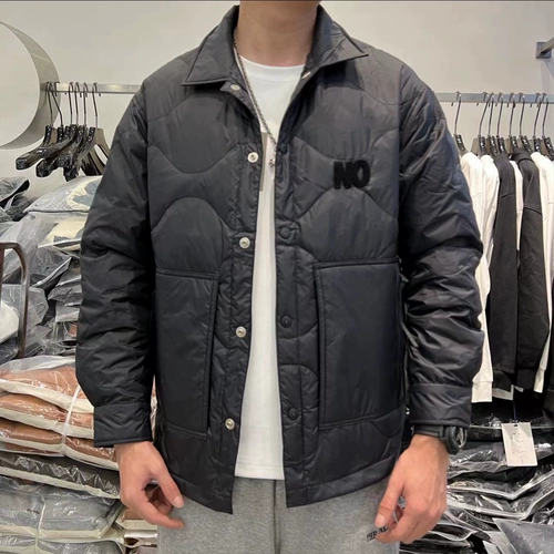 Демисезонный пуховик, легкая и тонкая рубашка, однотонная короткая куртка для отдыха