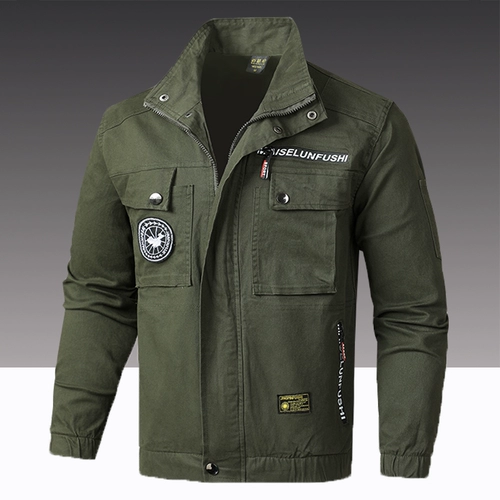 Хлопковая куртка, износостойкий осенний комбинезон, оверсайз, 2022