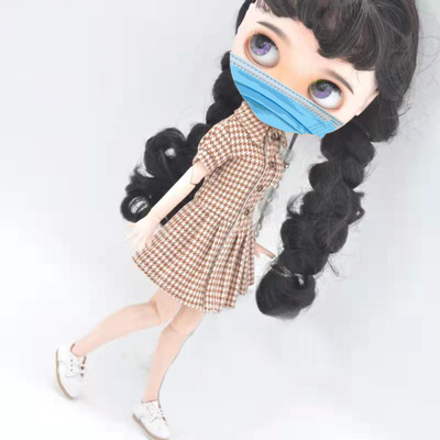 taobao agent Girl toy doll clothes Blythe momoko jenny doll small cloth baby clothes hand -made skirt