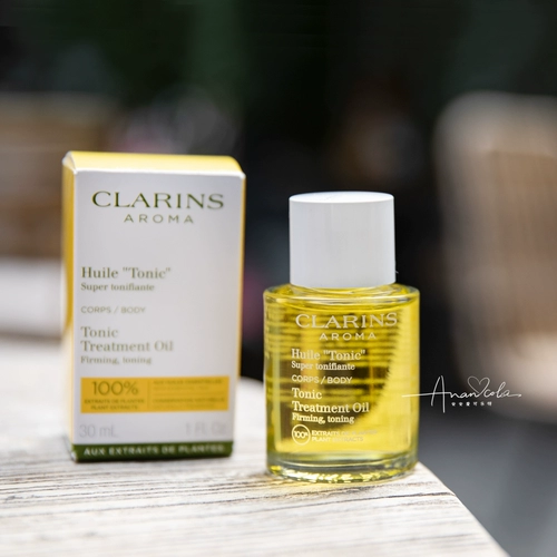 Clarins, натуральное лечебное осветляющее массажное масло для всего тела, 30 мл