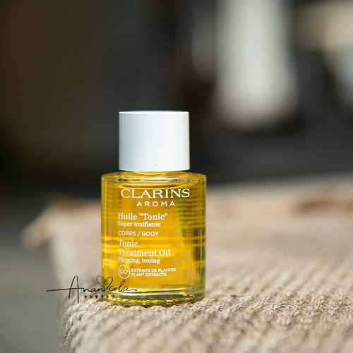 Clarins, натуральное лечебное осветляющее массажное масло для всего тела, 30 мл