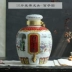 Jingdezhen gốm rượu vang jar rượu vang bộ 10 jin 20 jin 30 jin ngâm rượu jar rượu vang chai rỗng chai rượu vang kín bình rượu vang trắng - Rượu vang