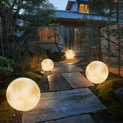 Дорожная луна, водонепроницаемые садовые фонари на солнечной энергии для беседки