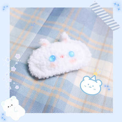 taobao agent Rabbit Bunny Rabbit Plush Small hairpin can only be resistant to only head of the head. [Cooperation]