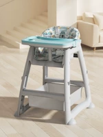 【Высокая и утолщенная】 + граффити -кожаная панель + двойная тарелка (синий) + сумка для хранения