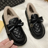 Зимняя утепленная обувь для беременных, комфортные флисовые сапоги, мягкая подошва